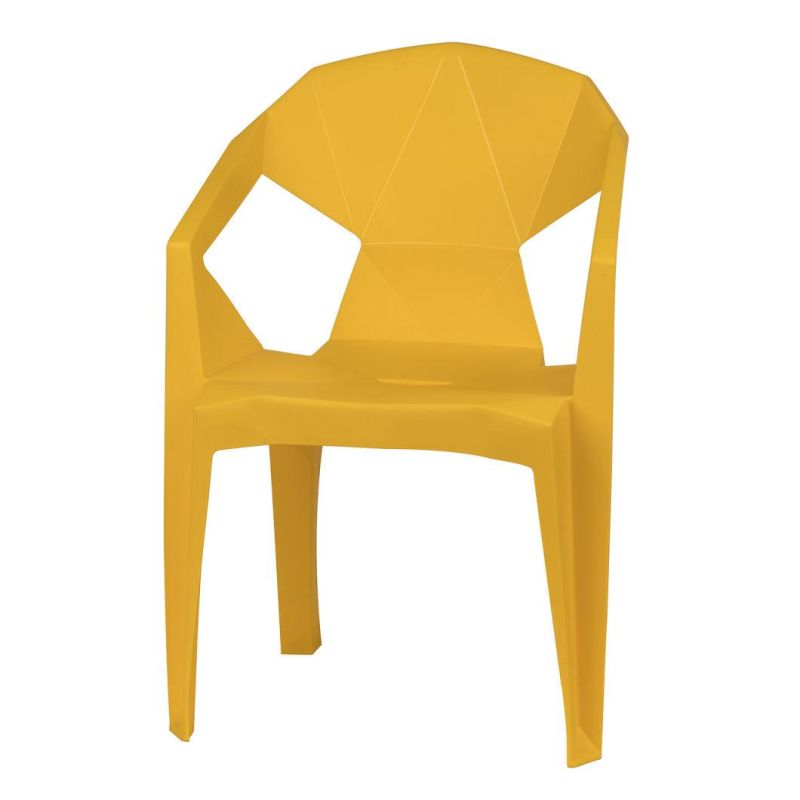 Cheap Plastic Chair for Garden Stackable Outdoor Chair PP Leisure Dining Chair Without Arm