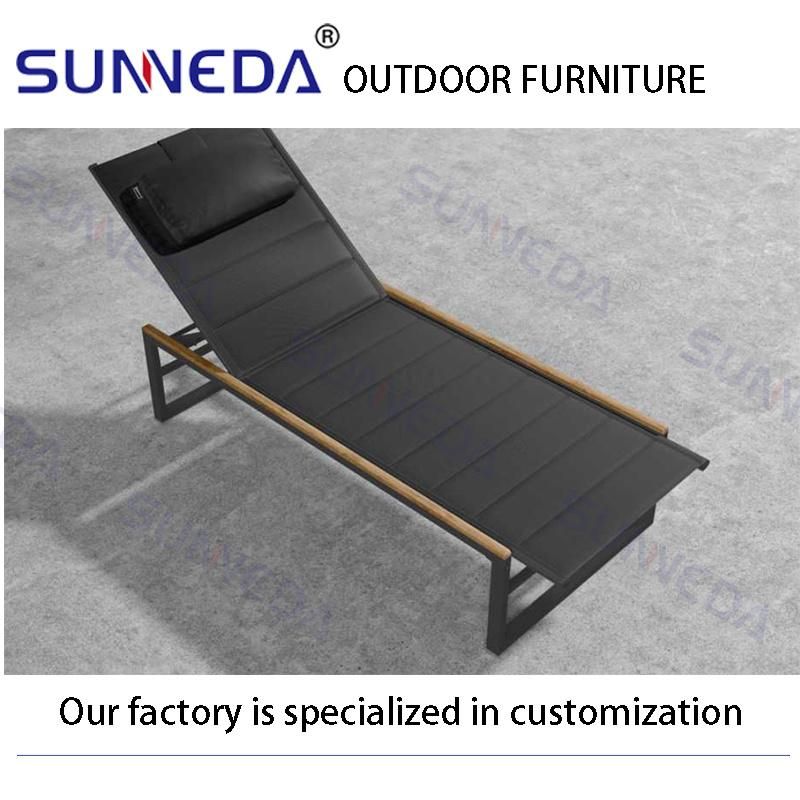 Modern Outdoor Leisure Chair Designed Luxury Sun Lounger