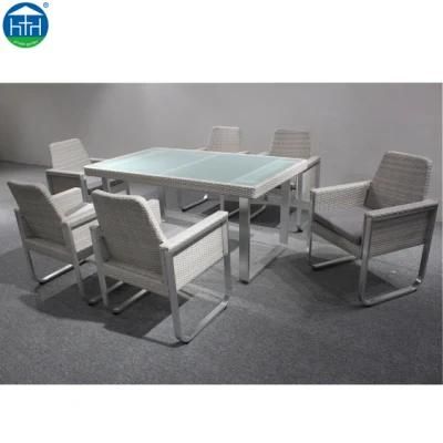 Outdoor Rattan Table and Chair Set