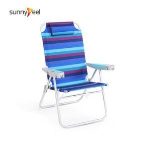 High Back Folding Chair Hardarm Beach Chair