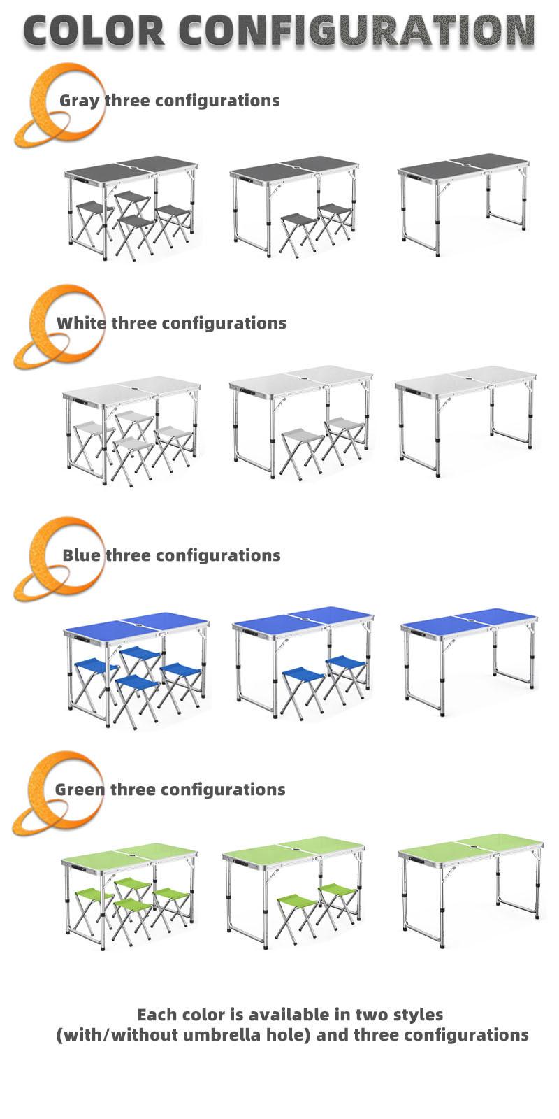 Folding Table for Outdoor Picnic Camping 16