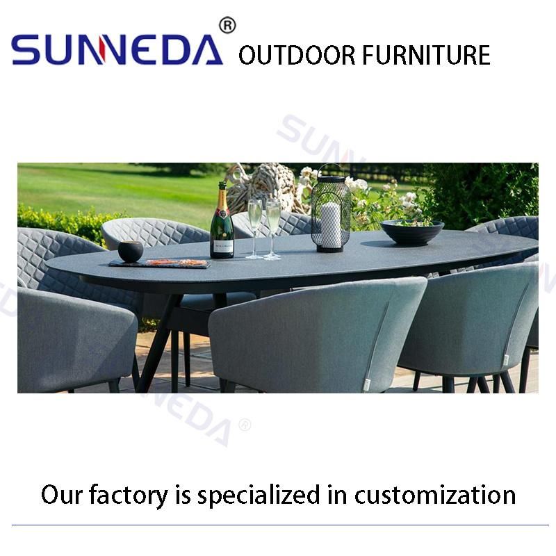 High End Outdoor Wholesale Fabric Dining Set