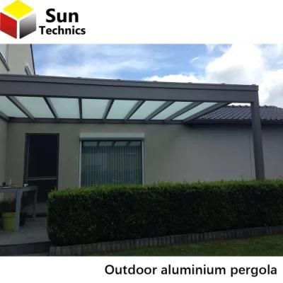 Hot Sell Gray Color Roof Aluminium Outdoor Pergola Aluminum Profiles