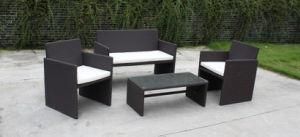 Outdoor Garden Furniture Rattan Wicker Kd Sofa Set Steel Frame