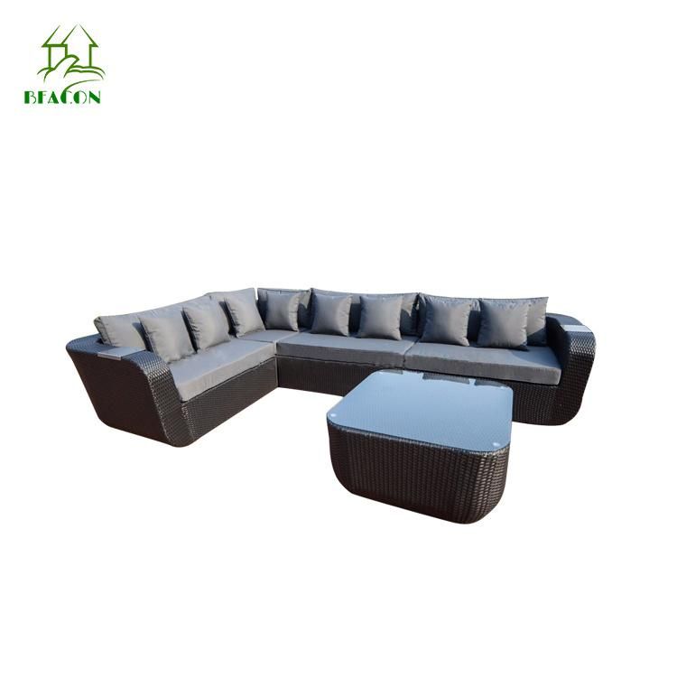 European Style Outdoor Furniture Modern Patio Leisre Chaise Lounge Hotel Garden Sofa Set