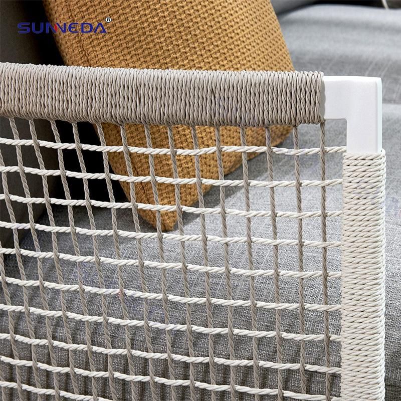 Outdoor Patio Sofa Aluminum Garden Furniture Sofa Sets