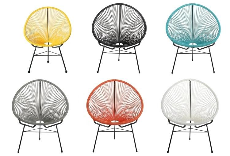 PE Rattan Wicker Acapulco Chair for Outdoor Garden Furniture