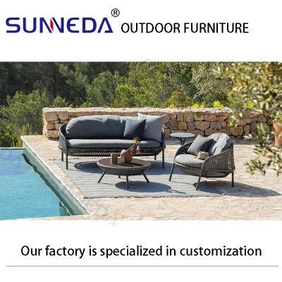 Sunneda European Style Fashion Leisure Modern Popular Soft Outdoor Sofa