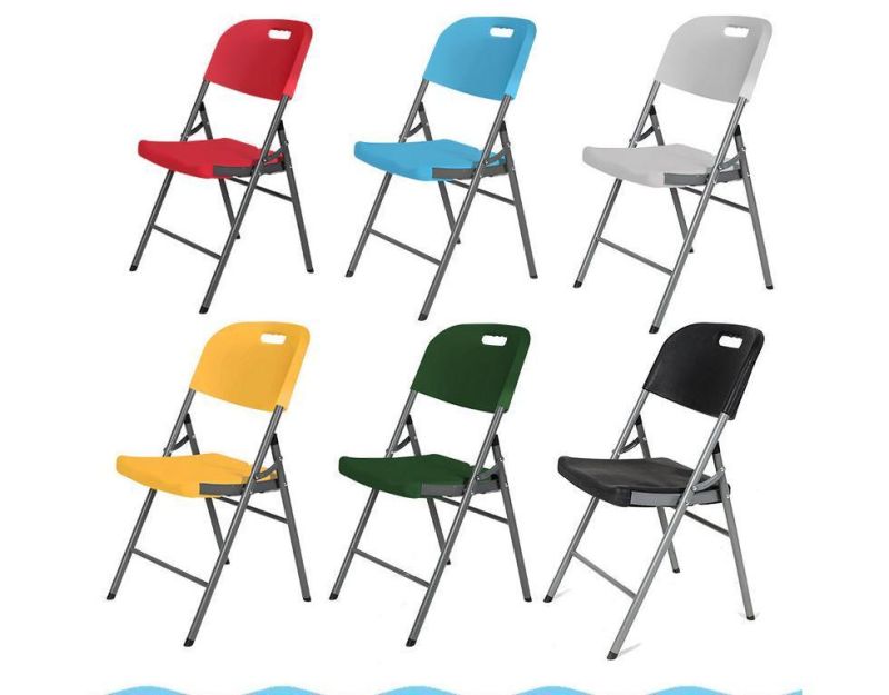 Modern Design Wholesale Mesh Outdoor Dining Folding Plastic Chair
