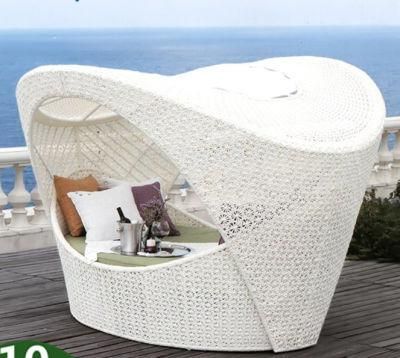 Wicker Daybed Outdoor Sun Bed Chaise Lounge Day Bed