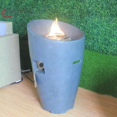 Veranda Fire Pit Pot Made in Cast Concrete with Fiber Glass Durable Fire Pits