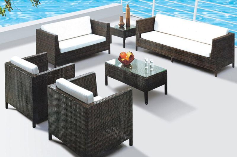 Wholesale Leisure Patio Outdoor Sofa Sets Teak Wood Garden Furniture