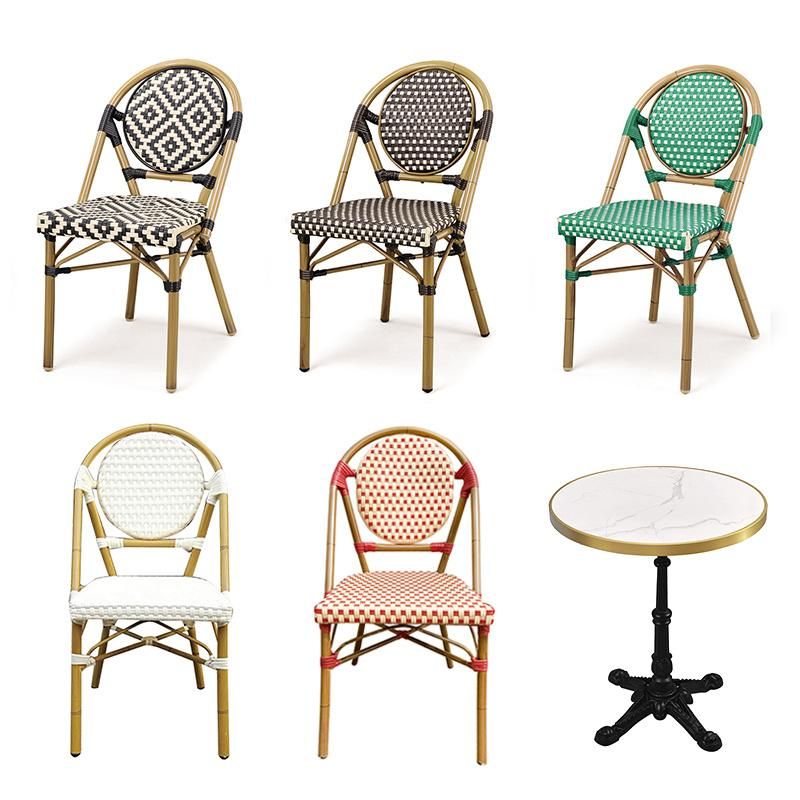 (SP-OC350) Retro PE Rattan Aluminium Chair for Outdoor/Garden Furniture