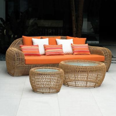 Outdoor Sofa Garden Rattan Furniture Balcony Lounge Chair
