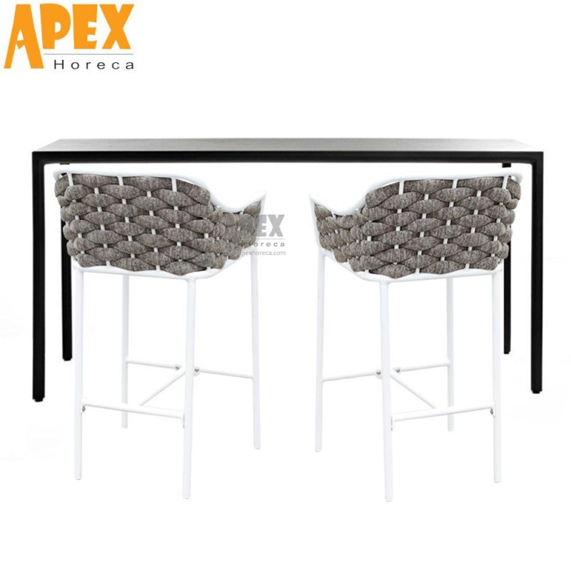 Hot Sale Garden Terrace Outdoor Furniture Aluminum Olive Rope Chair
