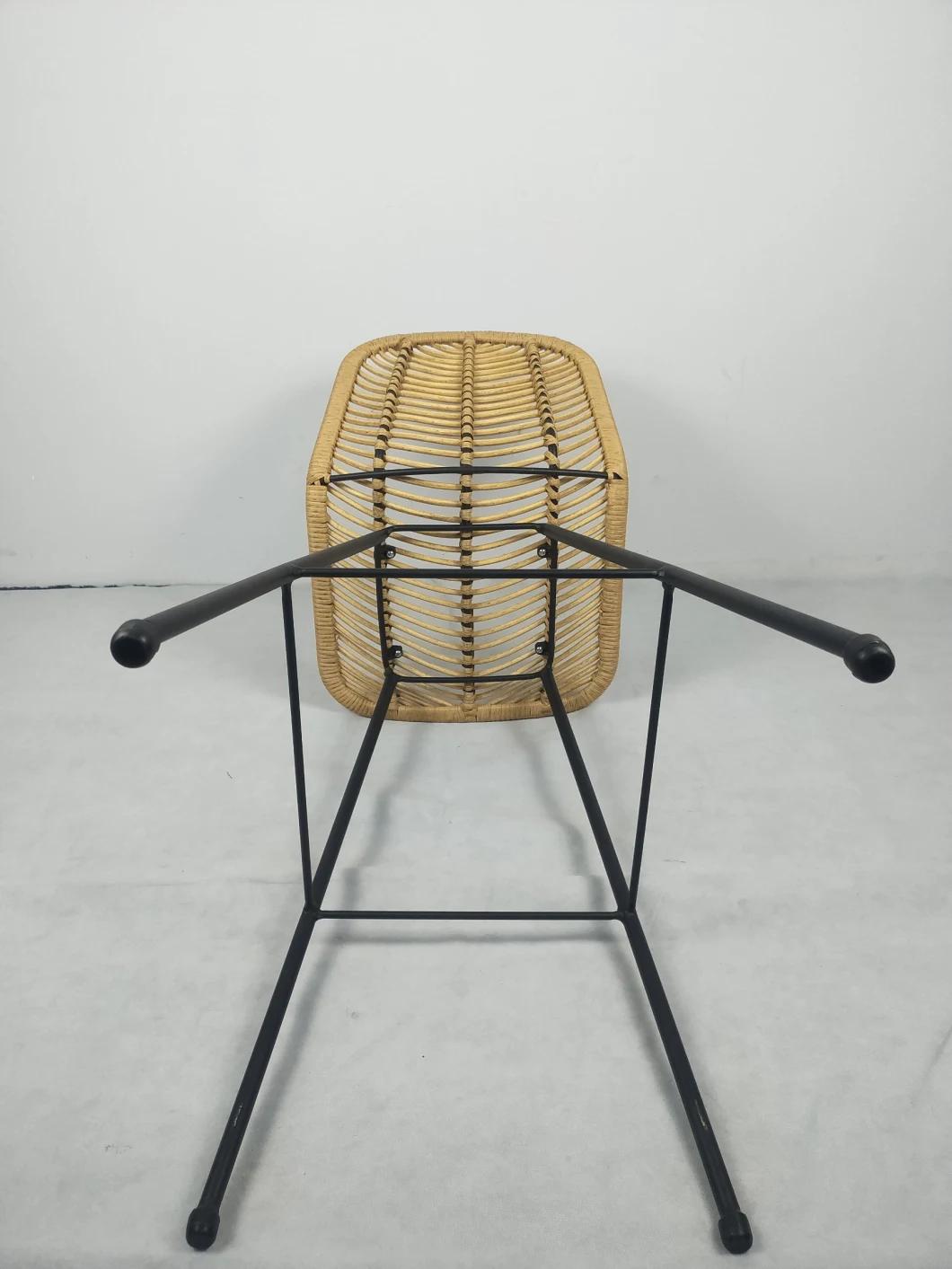 Foshan Supplier High Quality 5 Star Hotel Outdoor Garden Salon Dining High Bar Stool Chair