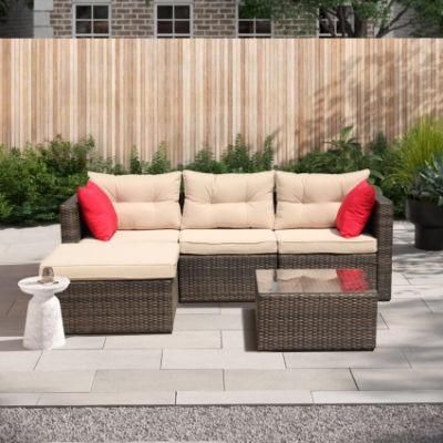 Furniture Party People Tables and Chairs Sets for Garden Event High Quality Outdoor Rattan Sofa Set