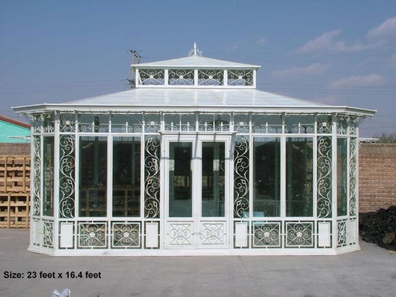Garden Decoration Iron Greenhouse Conservatory Gazebo