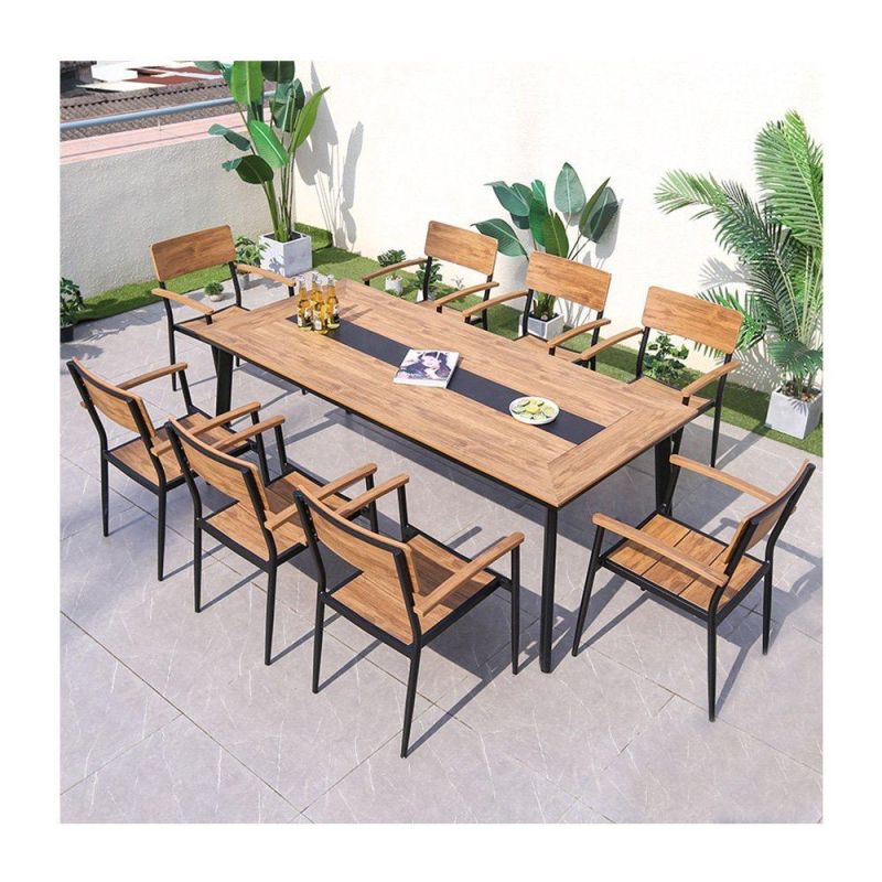 Hotel Modern Restaurant Outdoor Garden Furniture Patio Dining Table