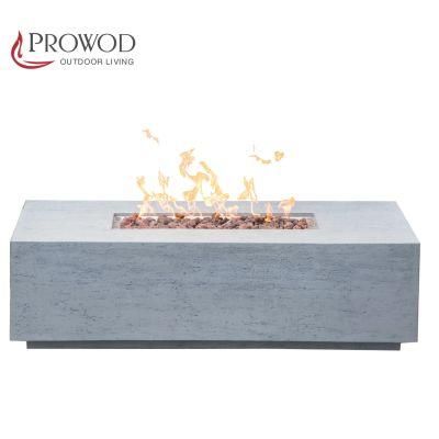 Concrete Propane Gas with CSA Certification Light Gray Outdoor Patio Heater Firetable