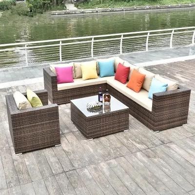 Outdoor Garden Patio Furniture Sun Bed Rattan Chaise Lounge