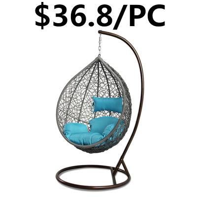 Outdoor Garden Home Patio Modern Rattan Hanging Wicker Swing Chair