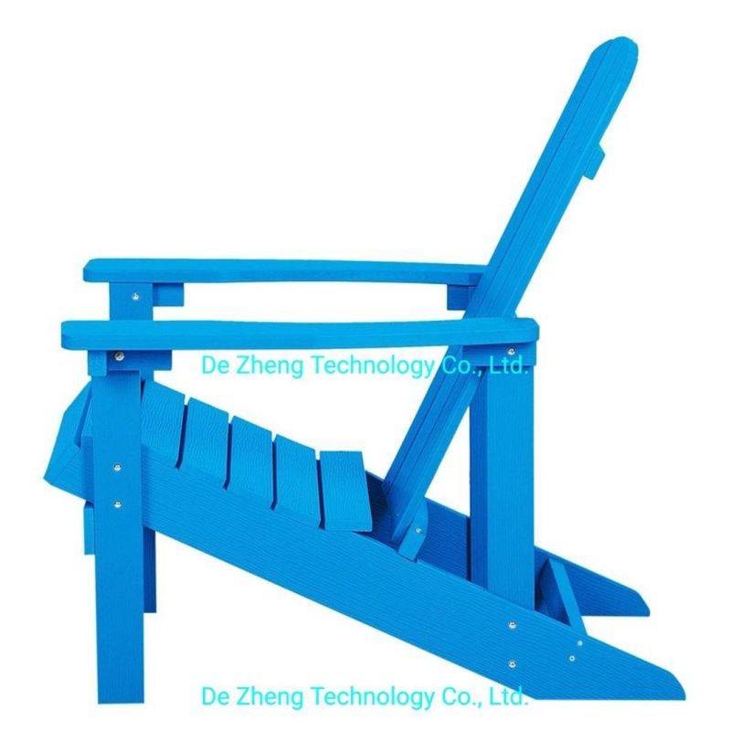 Recycle Plastic Wood Poly Wood Beach Chair for Hotel Resort Pool Side with Carton Packing