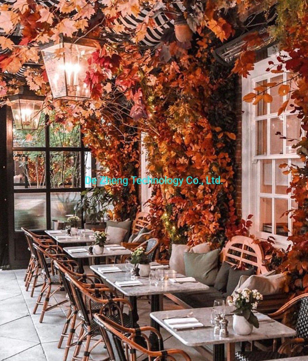 Outdoor Garden Anti-Rusting Restaurant Aluminum PE Rattan Hotel Restaurant Bar Chair