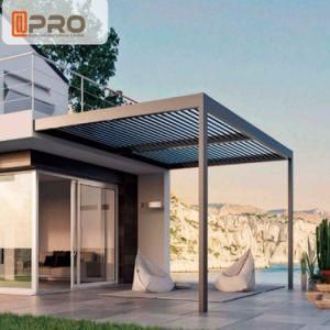 Customized Waterproof Outdoor Roof Louvers Aluminium Pergola