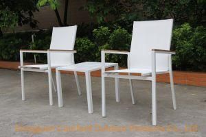 Contemporary Bistro Table / Terrace / Powder-Coated Aluminum / Garden