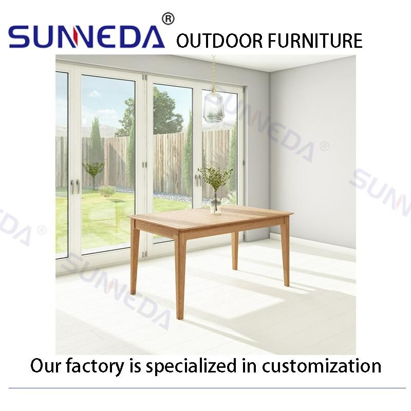 Ecological Design Disassembly Structure Teak Wood Frame Outdoor Chairs Furniture