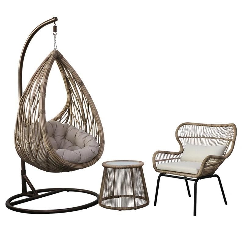 Newest Design Hanging Outdoor Rattan Wicker Garden Leisure Swing Chair