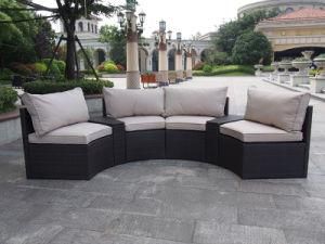 Modern Rattan Furniture Outdoor Garden Wicker Patio Leisure Round Sofa