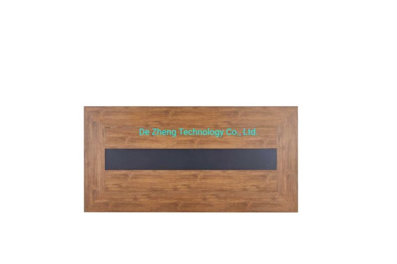 Commercial Furniture Square Wooden Aluminum Table Restaurant Dining Table Furniture