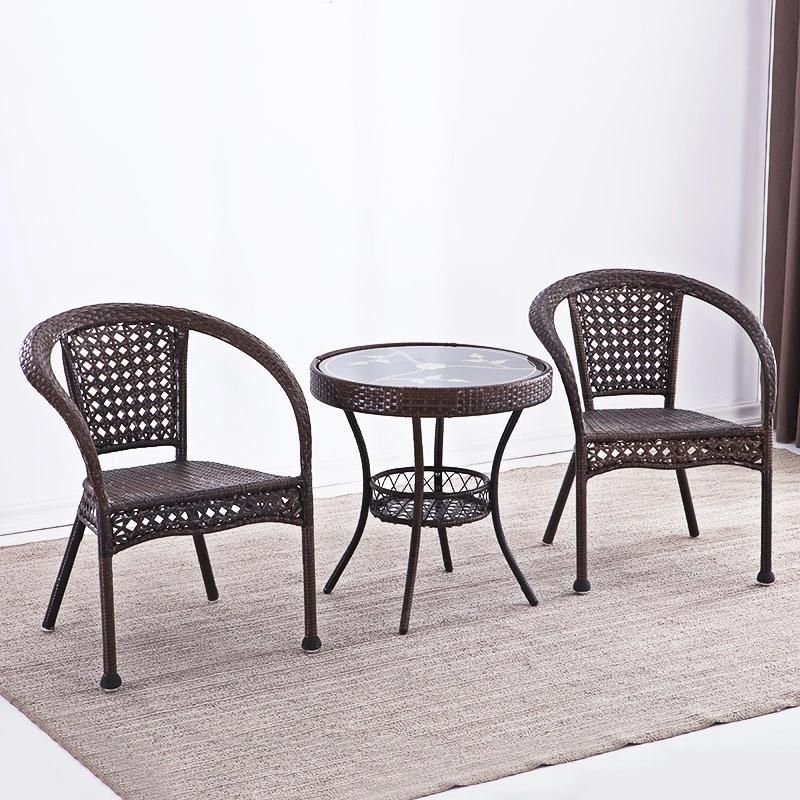 Luxury Living Room Loung modern Restaurant Garden Patio Rattan Chair