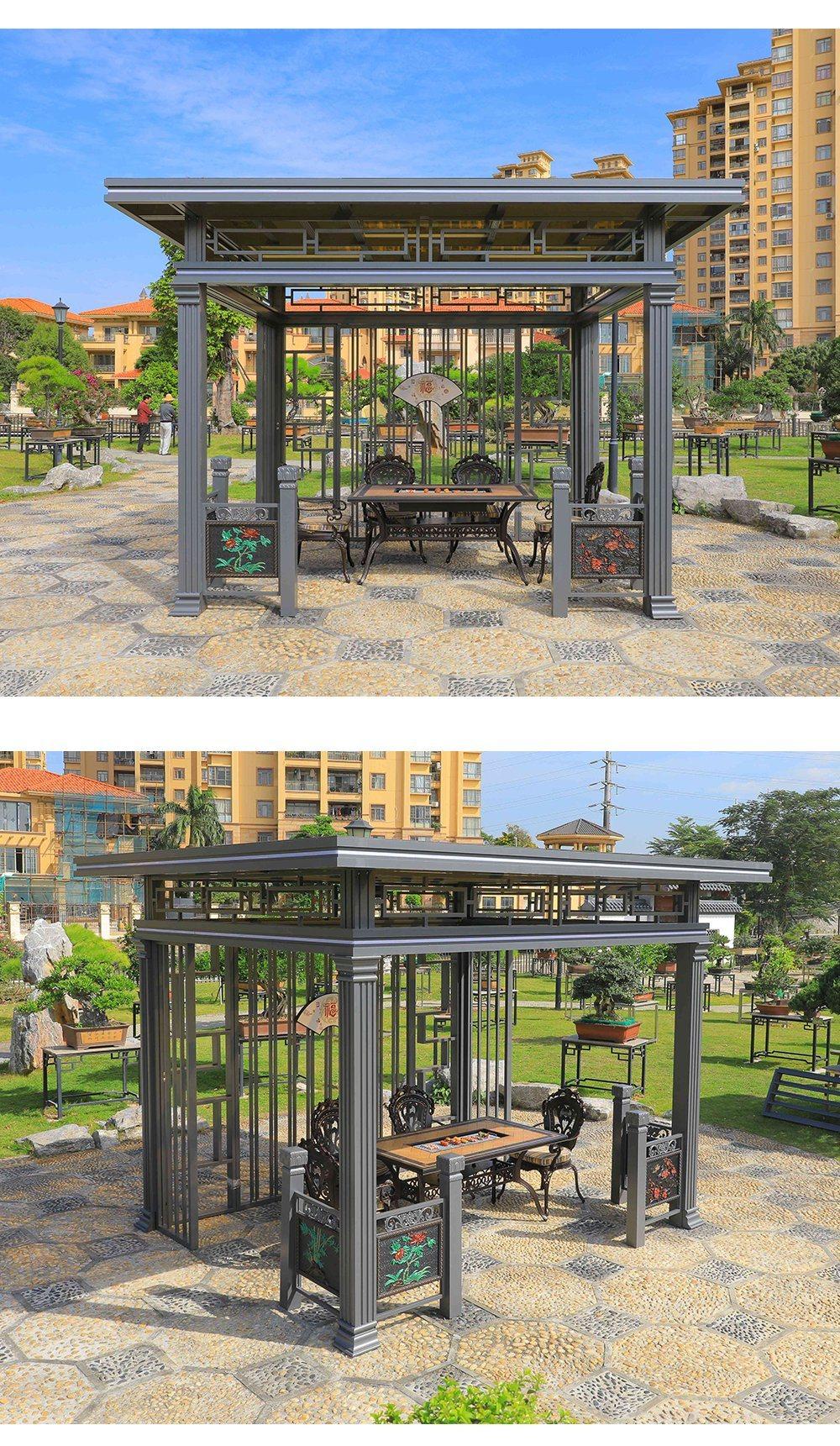 Carton Package Aluminum Darwin or OEM Lowes Gazebo Pergolas for Sale