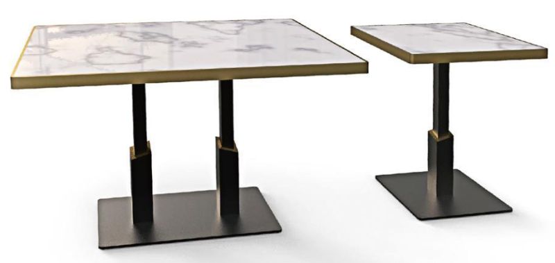 Outdoor Table Garden Furniture Aluminum Table Base Restaurant Cafe Table