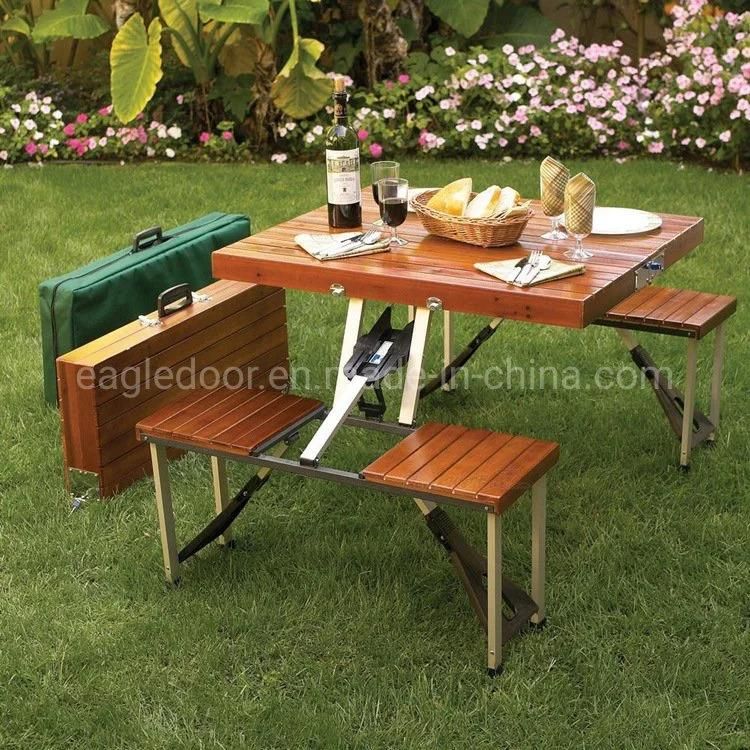 BBQ Table Comfortable Touch ABS PP Folding Camping Picnic Table Set