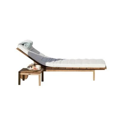 Comfortable Leisure Outdoor Furniture PE Rattan Watterproof Chaise Lounge Chair Set