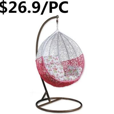 Factory Sale Leisure Wicker Garden Revolving Hanging Comfortable Swing Chair