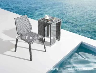 Rattan/Wicker Furniture Chair with End Table (WF-7320)