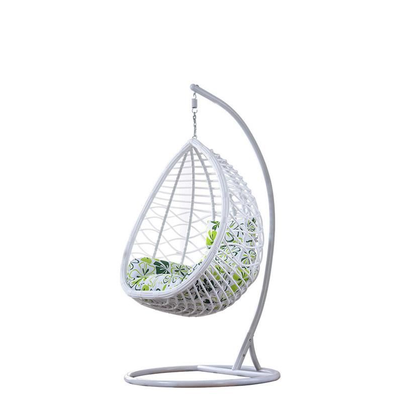 Outdoor Garden Hanging Warter Dropped Wicker Headrest Leisure Swing Chair