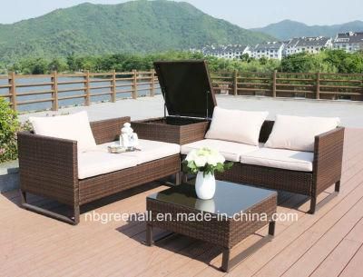 New Coner Outdoor Rattan Weave Garden Pation Sofa Sets Furniture