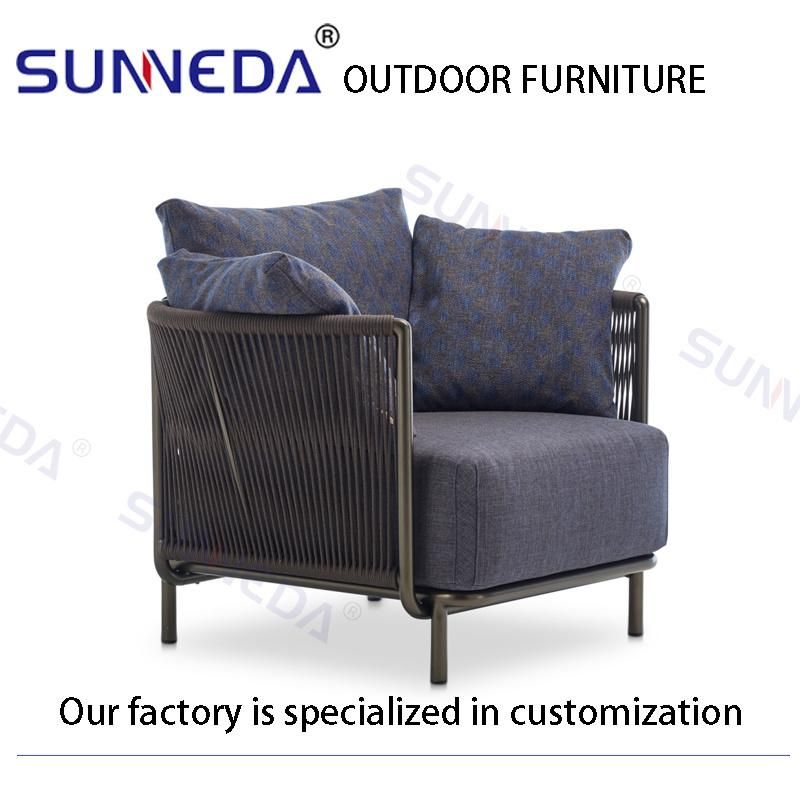 Outdoor Garden Plastic Compact Wood Practical Corner Loveseat