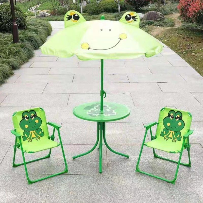 Kids Folding Chair with Table and Umbrella