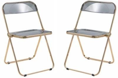 Clear Acrylic Folding Chairs PC Transparent Plastic Chairs