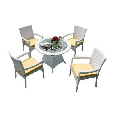 Hot Sell Dining Chair and Table Set Rattan Patio Garden Outdoor Furniture