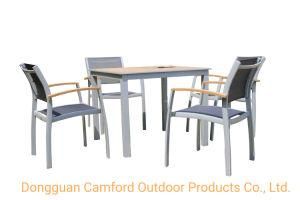 Contemporary Table / Aluminum / Square / Outdoor/Cafe/Terrace/Bar/Bistro