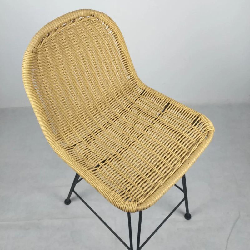 Hotel Restaurant Cane Garden Leisure Wicker Hotel Resort Villa Dining Furniture Rattan Chair