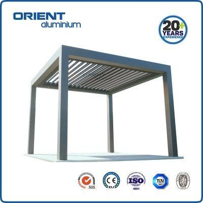 Standard Size 3*3m Aluminium Louver Roof Pergola Design for Garden